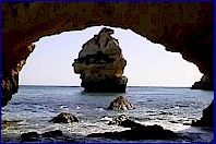 Sea Cave on Marinha Beach